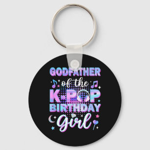 Godfather of The K-Pop Birthday Girl Matching Key Ring