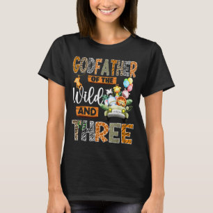 Godfather Of The Wild &amp; Three 3rd Birthday Boy T-Shirt