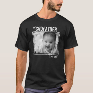 Godfather Personalised Photo and Name T-Shirt