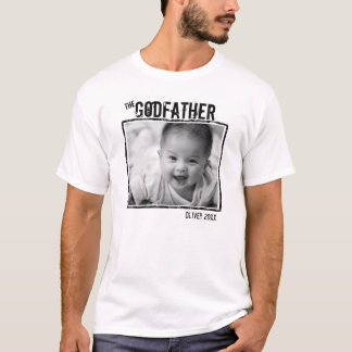 Godfather Personalised Photo and Name T-Shirt