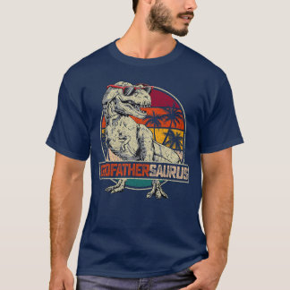 Godfathersaurus Re Dinosaur Godfather Saurus Famil T-Shirt