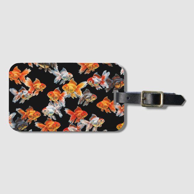 Godfish Parade Luggage Tag (Front Horizontal)