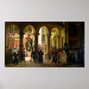 Godfrey of Bouillon  Depositing the Trophies Poster