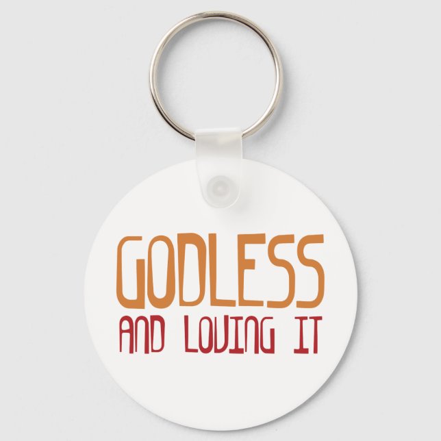 Godless Key Ring (Front)