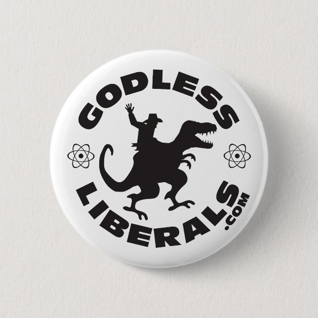 Godless Liberals Official Logo Button (Front)