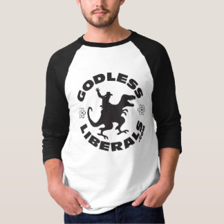 Godless Liberals Official Logo Men's Raglan T-Shirt