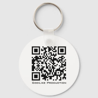 Godlike Production QR Logo Key-Chain Key Ring