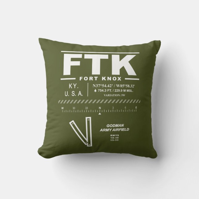 Godman Army Airfield FTK Cushion (Front)