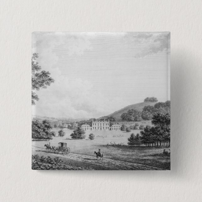 Godmersham Kent Park 15 Cm Square Badge (Front)