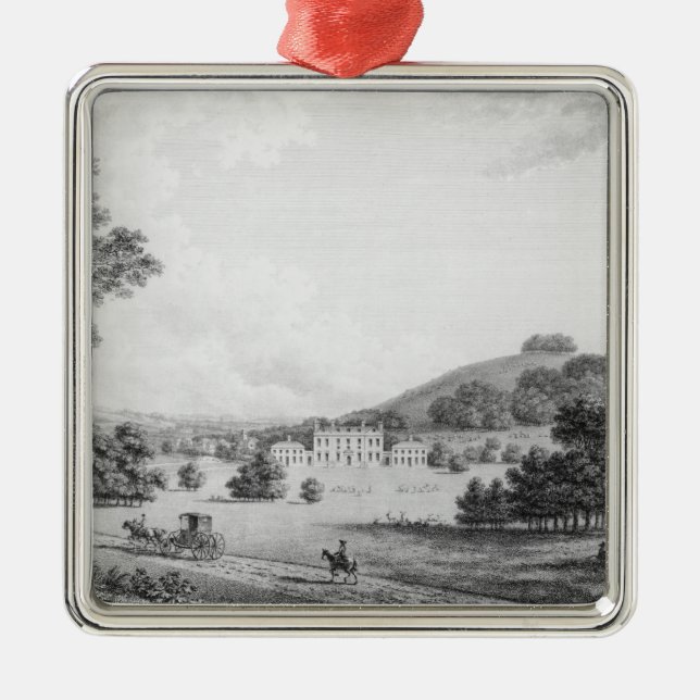 Godmersham Kent Park Metal Tree Decoration (Front)