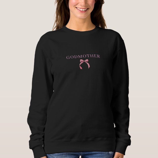 Godmother Aesthetic Bow Sweatshirt (Front)