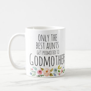 godmother aunt with photo coffee mug