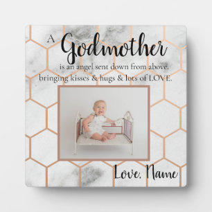 Godmother baptised plaque