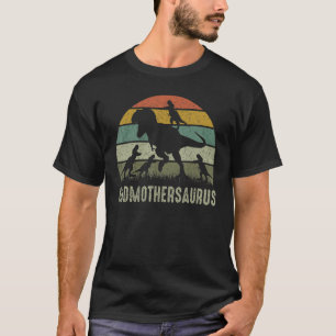 Godmother Dinosaur T Rex Godmothersaurus 4 kids Fa T-Shirt