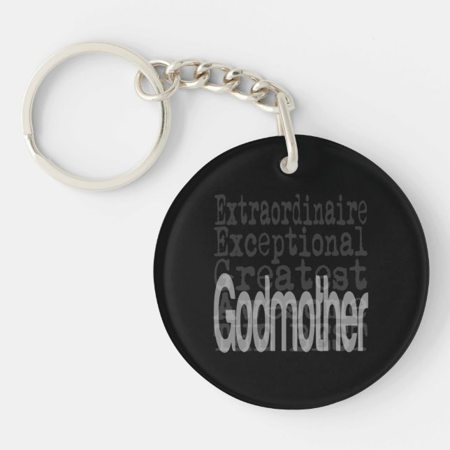 Godmother Extraordinaire Key Ring (Front)