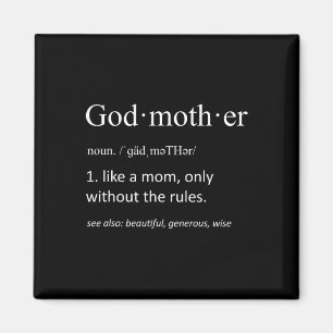 Godmother Funny Definition Grandma Mothers Day Magnet