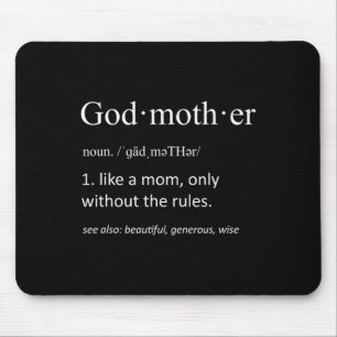 Godmother Funny Definition Grandma Mothers Day Mouse Pad