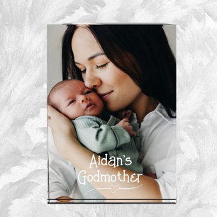 Godmother Gift! Sweet Photo  Block
