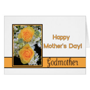 Godmother    Happy Mother's Day rose card