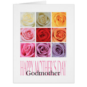 Godmother    Happy Mother's Day rose card