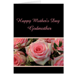 Godmother    Happy Mother's Day rose card