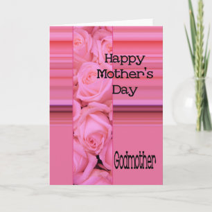 Godmother    Happy Mother's Day rose card