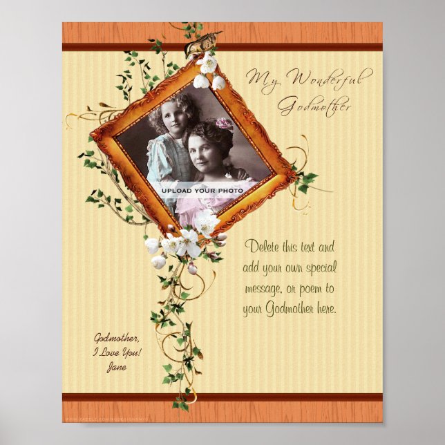 Godmother Lily 8x10 Photo Custom Print Template (Front)