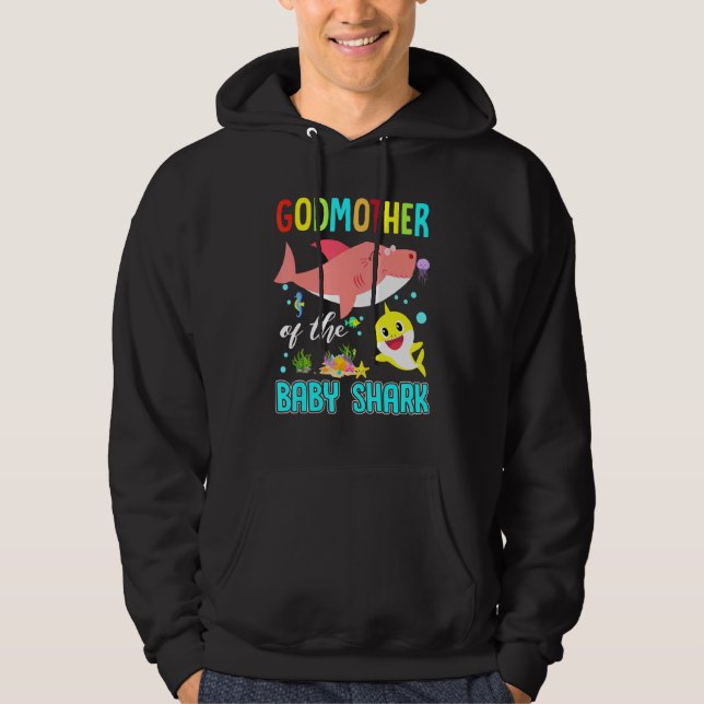 Godmother Of The Baby Shark Hoodie (Front)
