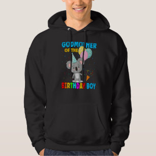 Godmother Of The Birthday Boy Koala Bear Family Ko Hoodie