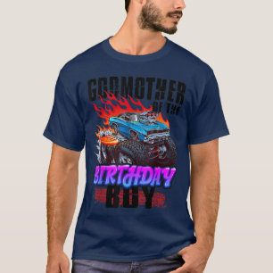 Godmother Of The Birthday Boy Monster Truck Blaze  T-Shirt