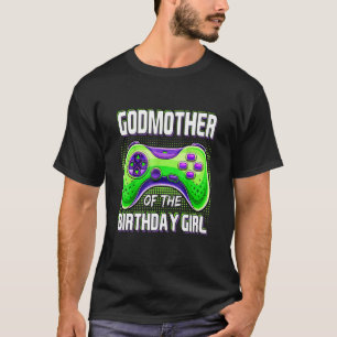 Godmother of the Birthday Party Boy Matching Famil T-Shirt