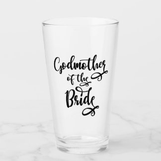 Godmother of the Bride Glass