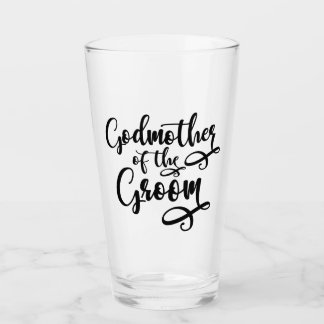 Godmother of the Groom Glass