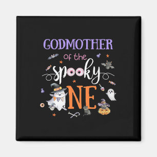 Godmother Of The Spooky One Halloween Ghost 1st Y Magnet