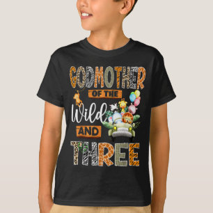 Godmother Of The Wild & Three 3rd Birthday Boy T-Shirt