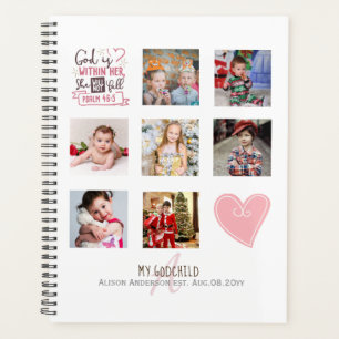 GODMOTHER PHOTO COLLAGE Gift with verse can edit Planner