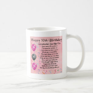 Godmother Poem - 30th Birthday Design Coffee Mug