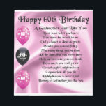Godmother Poem - 60th Birthday Design Notepad<br><div class="desc">A great gift for a godmother on her 60th birthday</div>