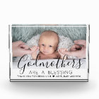 Godmother Thank You Baptism or Christening Modern