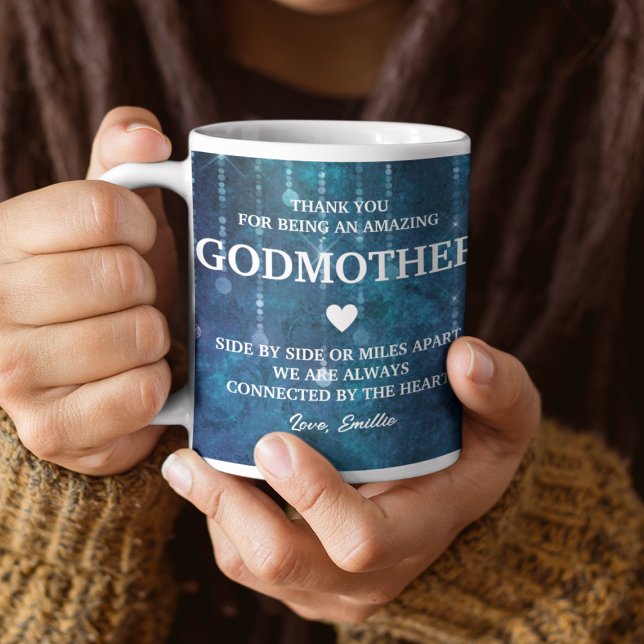 Godmother Thank You Heartfelt Message Personalised Coffee Mug (Godmother Thank You Heartfelt Message Personalized Coffee Mug
)
