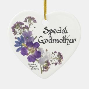 Godmother tribute ceramic ornament