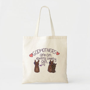 Godmothers are an extra lovely gift tote bag