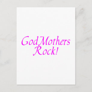 GodMothers Rock Pink Postcard