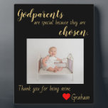 Godparents baptised plaque<br><div class="desc">godparents</div>