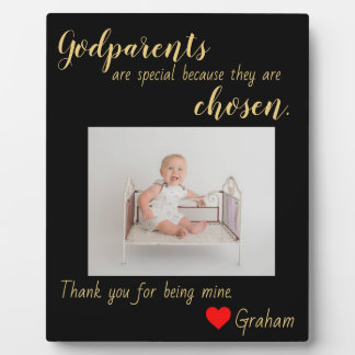 Godparents baptised plaque