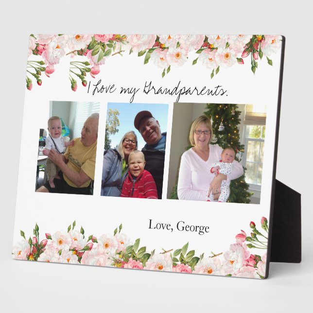 Godparents baptised plaque (Side)