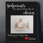 Godparents baptised plaque<br><div class="desc">godparents</div>