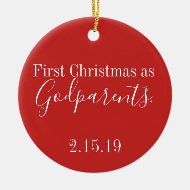 godparents ornament (Front)