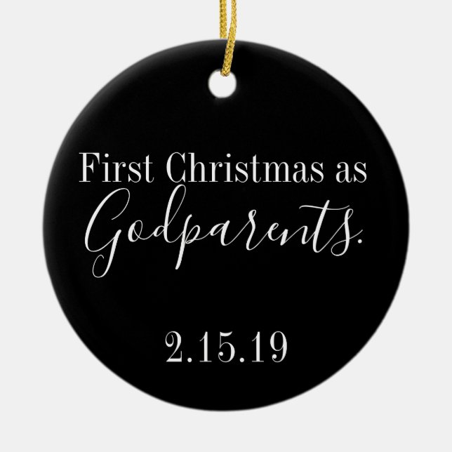 godparents ornament (Front)