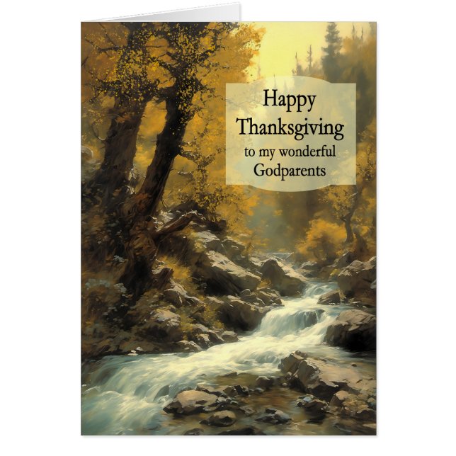 Godparents Thanksgiving Forest and Stream  (Front)